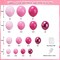Pink Balloon Garland Arch Kit, Hot Pink Balloons Metallic Pink Balloon for Birthday,Princess, Wedding, Baby Shower, Valentine's Day Party Decorations